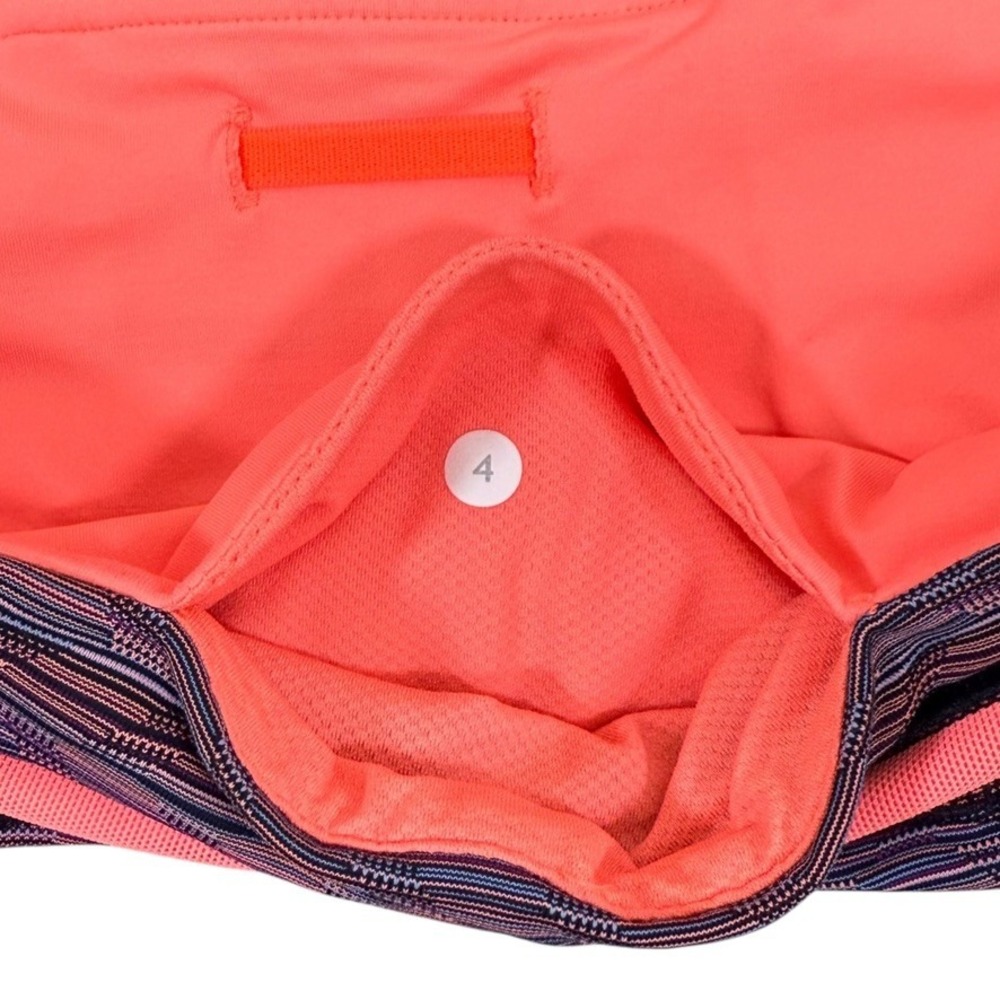 Lululemon Speed Tight IV Striped Pink Full-Length Leggings Women's‎ Size 4 - Picture 6 of 10